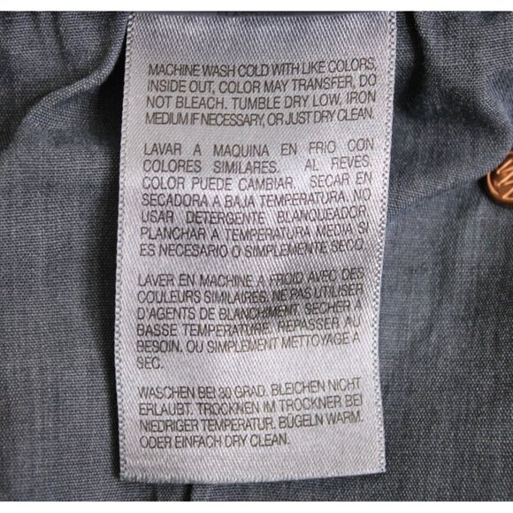 Mother Women's The Stunner Zip Two Step Fray Holding Hands Indigo Blue Sz 31 - Picture 9 of 11